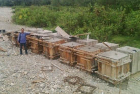 PT PKA Teruskan Pengerjaan Normalisasi di pinggiran sungai Air Nipis Desa Darat Sawah, Kecamatan Seginim.