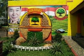 Saung Berkarya di Hambalang, Kabupaten Bogor