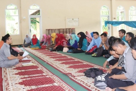 Seleksi ulang KKN Susulan IAIN Bengkulu di Masjid Al Faruq IAIN Bengkulu, Senin (19/12/2016)
