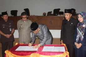 Rapat Paripurna Penandatangan Nota Kesepakatan KUAPPAS 2019 Sabtu (27/10/18)