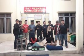 Polres Kepahiang Amankan 3 Pria Kepahiang Pelaku Pencurian Perabot Rumdin Pimpinan DPRD