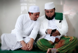 Wakil Wali Kota Bengkulu Dedy Wahyudi dan Wali Kota Bengkulu Helmi Hasan