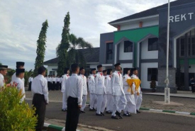 Upacara HAB Kemenag ke 71 di IAIN Bengkulu