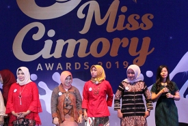 Kemeriahan acara Anniversary &amp; Award Miss Cimory 2018