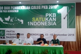Rakor dan pembekalan caleg PKB se Provinsi Bengkulu